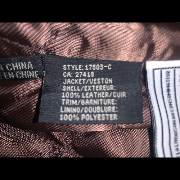 Brown Leather Jacket - Picture 2 of 3
